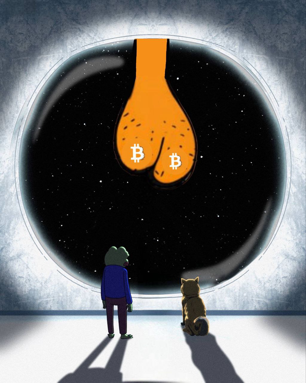 Balls Coin green glow